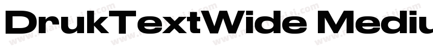 DrukTextWide Medium字体转换